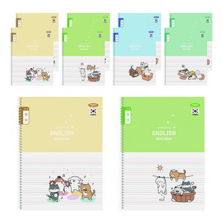 PENPIA 1000 小學線圈筆記本 3-6英語, 1套, 隨機出貨