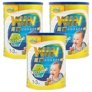 Fernleaf 豐力富 WIN 3號資穎幼兒成長奶粉 1~3歲, 1.5kg, 3罐