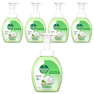 Dettol 滴露 蘋果原味洗手泡沫 250ml, 5個