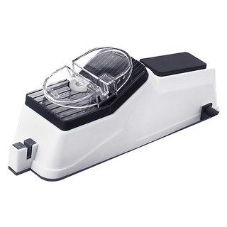 AHOYE 家用電動磨刀器 附磨片 3片, 1組, 白色 + 黑色
