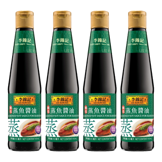 李錦記 蒸魚醬油, 410ml, 4瓶