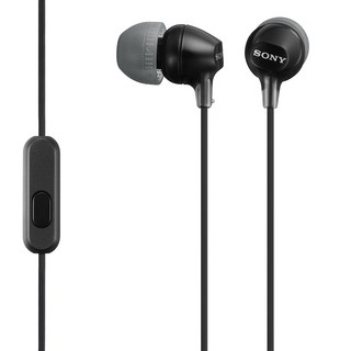 SONY 索尼 MDR-EX15AP 立體聲耳機, 黑色