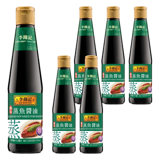 李錦記 蒸魚醬油, 410ml, 6瓶