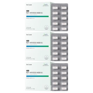 닥터린 메가 비타민D3 4000 IU 66g, 120정, 3개