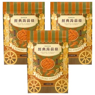 菓青市集 黑胡椒蒟蒻條, 低熱量 豐富水溶性纖維 增加飽足感 香Q嚼勁, 200g, 3包