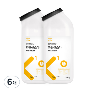 레인보우샵 과탄산소다 프리미엄, 500g, 6개