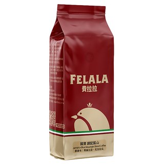 FELALA 費拉拉 國寶 調配藍山 咖啡, 嚴選認證咖啡杯測師烘焙, 撲鼻而來焦糖化香味, 原產地小農直送價格優惠, 454g, 1包, Whole Bean
