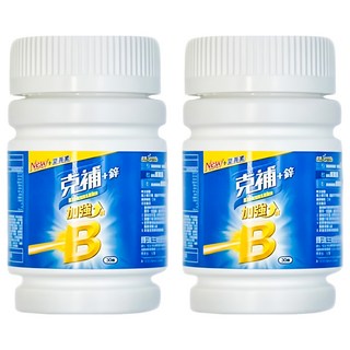 克補+鋅加強錠, 60錠, 2瓶