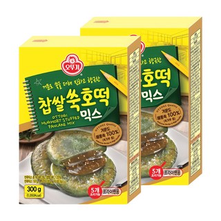 OTOKI 不倒翁 糯米艾草糖餅預拌粉, 2個, 300g