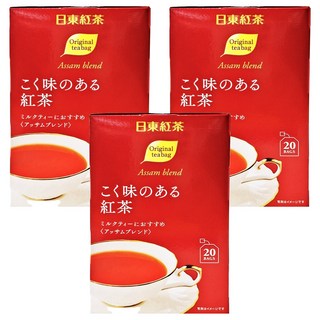日東紅茶 紅茶茶包 原味茶包, 2g, 20包, 3盒