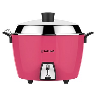 TATUNG 大同 不鏽鋼電鍋 10人份, TAC-10L-MCI, 桃紅色