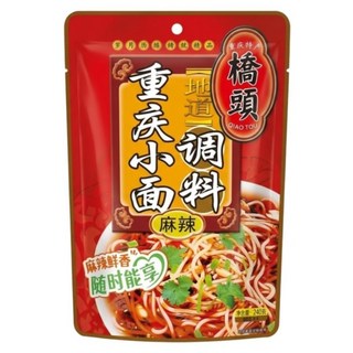 橋頭重慶小麵調味料 麻辣 4包, 240g, 1袋