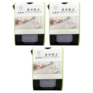 賴老師 炭唯觀止竹炭除臭去味膠 適用於各種居家空間, 180g, 3入