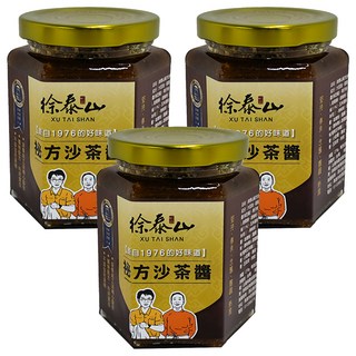 徐泰山 秘方沙茶醬，源自1976的好味道, 270g, 3罐