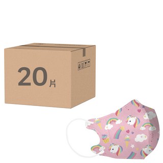 郡昱 小童(1-4y)3d口罩, 10入, 2包, pony小馬