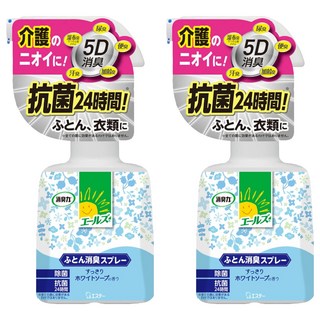 ST 雞仔牌 消臭力 寢具專用除臭噴霧, 潔淨皂香, 370ml, 2瓶