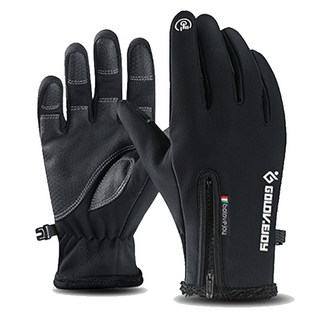 GOLOV.EJOy 抗寒防風 防水耐磨 觸屏手套, 黑色, XL