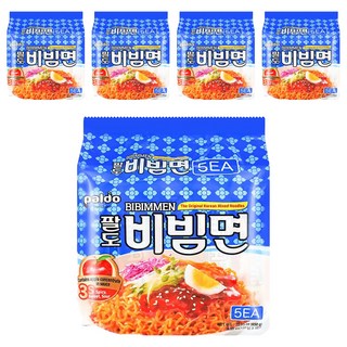 paldo 八道 香辣冷拌麵 韓國乾拌麵 蘋果汁添加, 25包