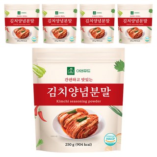 이엔푸드 김치양념분말, 250g, 5개