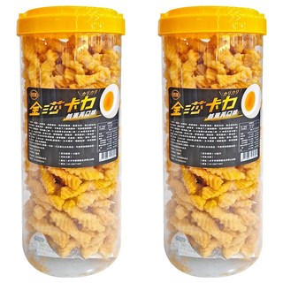 吉時饌 超大罐金沙卡力 (鹹蛋黃口味), 250g, 2罐