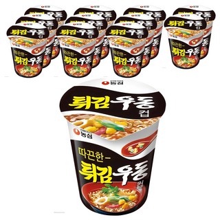 NONGSHIM 農心 天婦羅海鮮味烏龍麵 杯裝, 62g, 12入