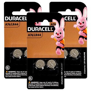 DURACELL 金頂 LR44鹼性電池 A76 1.5V, 2入, 3組