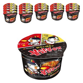 불닭볶음면 큰컵 105g, 18개