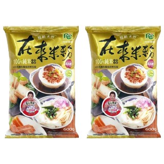 屏東農產 水磨在來米粉, 600g, 2包