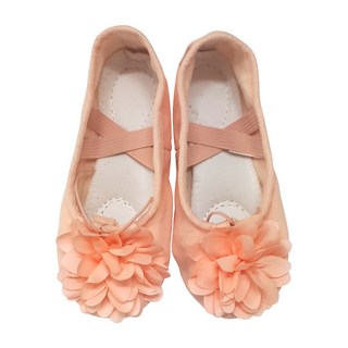 KID'S BALLETMALL 女童用胸花芭蕾舞鞋