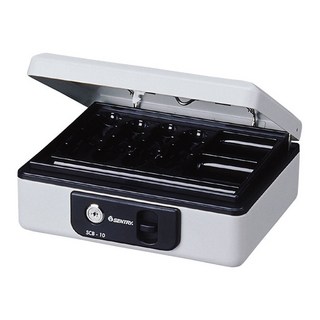 SentrySafe 手提安全金庫 鋼板烤漆 居家外出收納防盜, 銀色