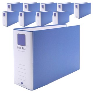 희망사무포인트 2공 파이프 바인더 A4 9X7군, 하늘색, 10개