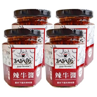 扒扒飯 雙椒辣牛醬 180g, 4瓶