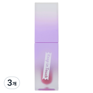 Keep in Touch Water Fit 霧面唇釉, 3支, 05 Darling Charm, 4g