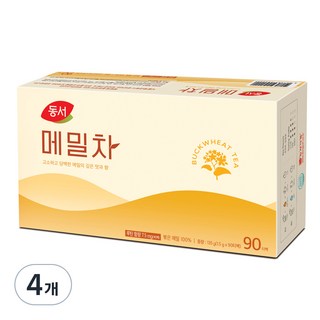 동서 메밀차 티백, 1.5g, 90개입, 4개