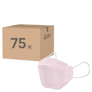 淨新科技 兒童4D立體細耳醫療口罩, 25片, 3盒, 粉色