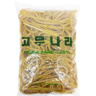 GOMUNARA 橡皮筋 1kg 150 x 5 mm, 單一顏色, 1個