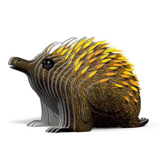 EuGy 3D 紙板拼圖, 13片, 針鼴 多色, 1個