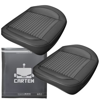 CARTEM 讚嘆車用坐墊套 CT212 前座, 2個, 黑色