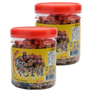 福瑄 脆花生糖 正港台灣古早味 含花生、芝麻、麥芽, 300g, 2罐