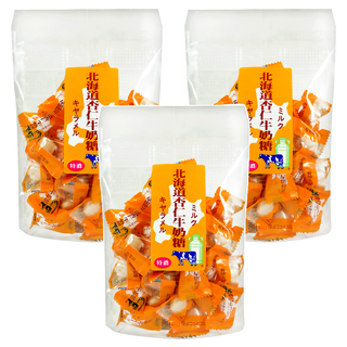 家和北海道 杏仁牛奶糖, 100g, 3袋