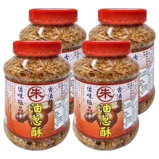 朱記餡餅粥 古法精緻油蔥酥, 600g, 4瓶