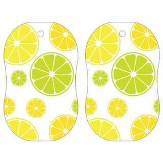 巧易潔 天然木漿壓縮海綿 - 檸檬 強力吸水 多功能性 高效去汙 除油高手, 2個, 1入