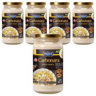 오뚜기프레스코 까르보나라 파스타소스, 360g, 5개