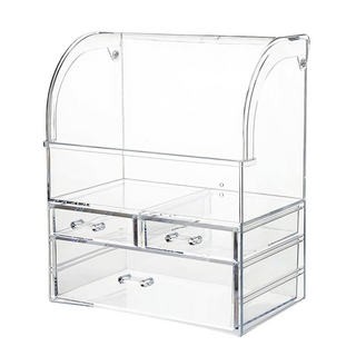 comet 化妝品收納盒 有蓋款 XL, 1個, 透明色