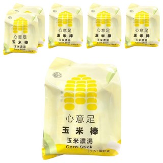義竹鄉農會 心意足玉米棒 玉米濃湯口味, 6個, 102g