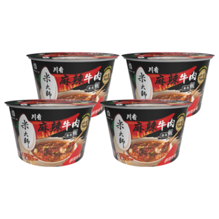 master mi 米大師 湯泡飯 川香麻辣牛肉, 230g, 4個