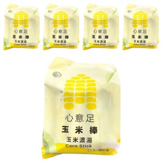 義竹鄉農會 心意足玉米棒 玉米濃湯口味, 5個, 102g