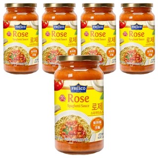 오뚜기프레스코 로제 스파게티 소스, 600g, 5개