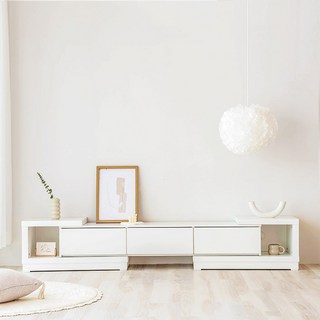 홈앤픽 퍼리든 센디 거실장, 올 화이트