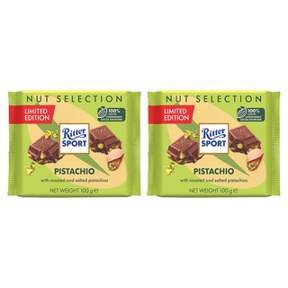 Ritter Sport 開心果巧克力, 100g, 2個